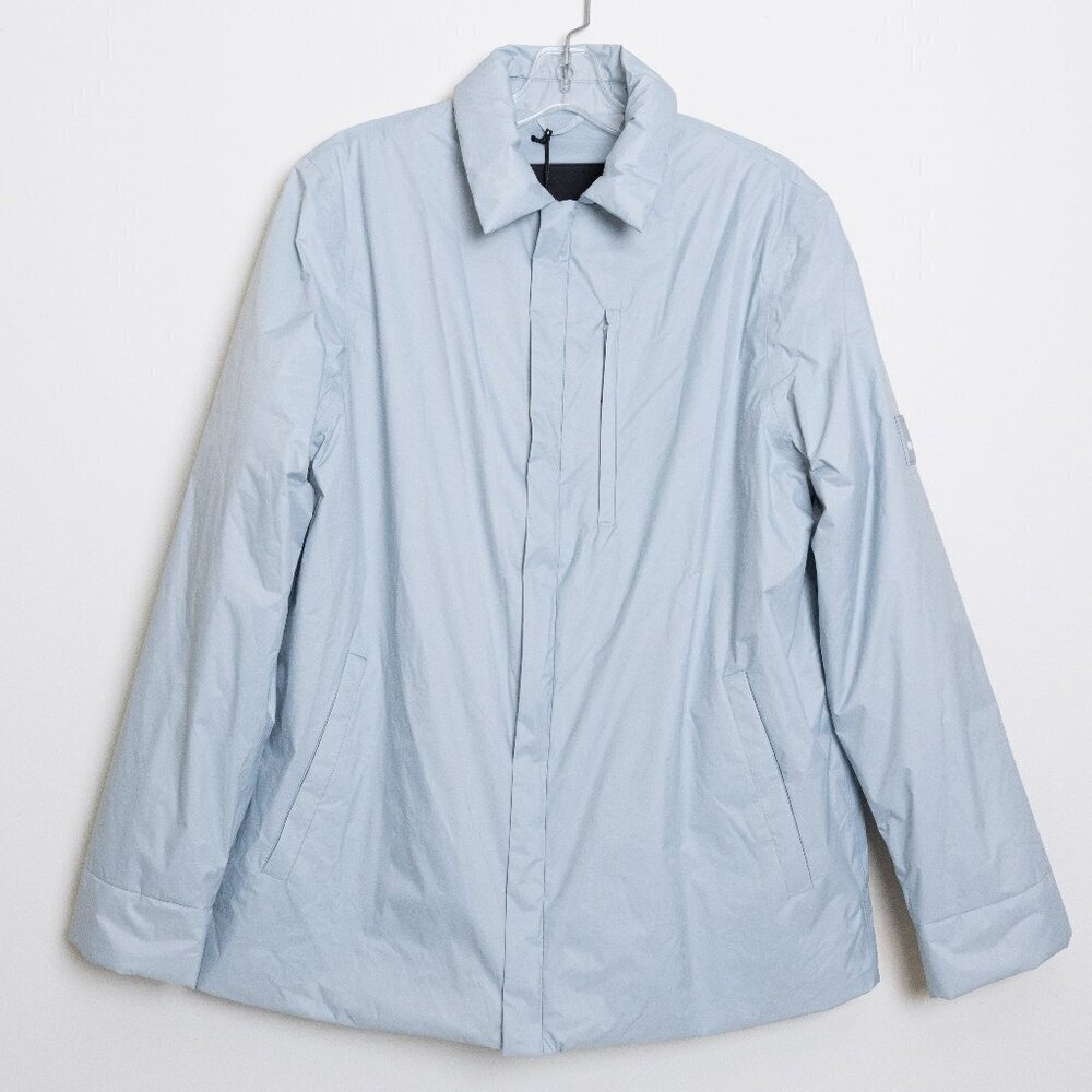 RAINS Waterproof Jacket Size Small Blue Windproof Insulated